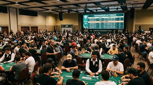 Grade de torneios em clube de poker: a esteira que define o faturamento